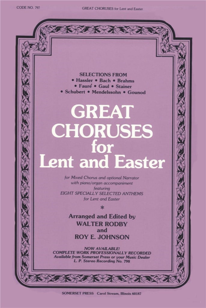 Great Choruses for Lent and Easter